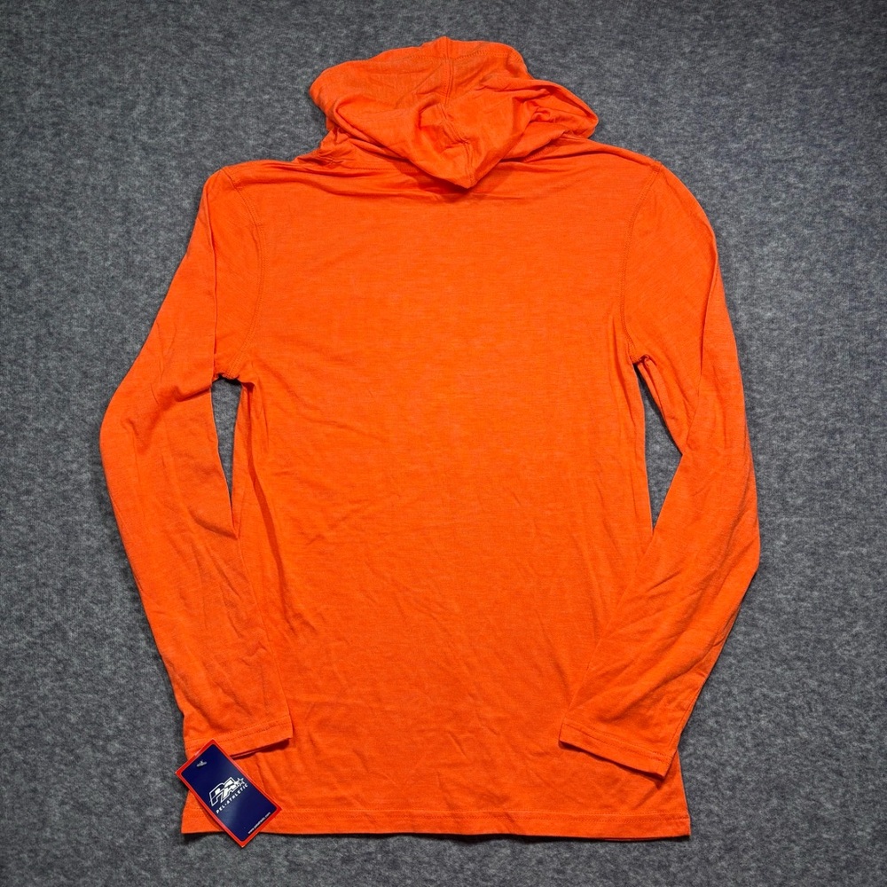 University Titans Bright Orange Long Sleeve Hooded Tee - Picture 2 of 12